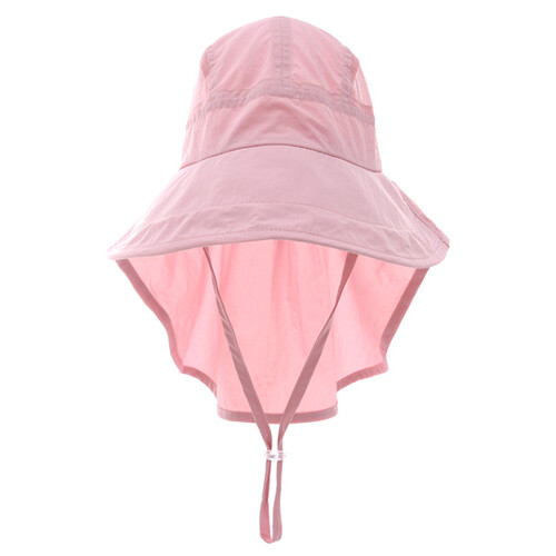 Lightweight Summer Bucket Hat For Children Full Coverage-Pink