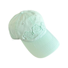 Summer Floral Baseball Cap Breathable Fabric Stylish-Green