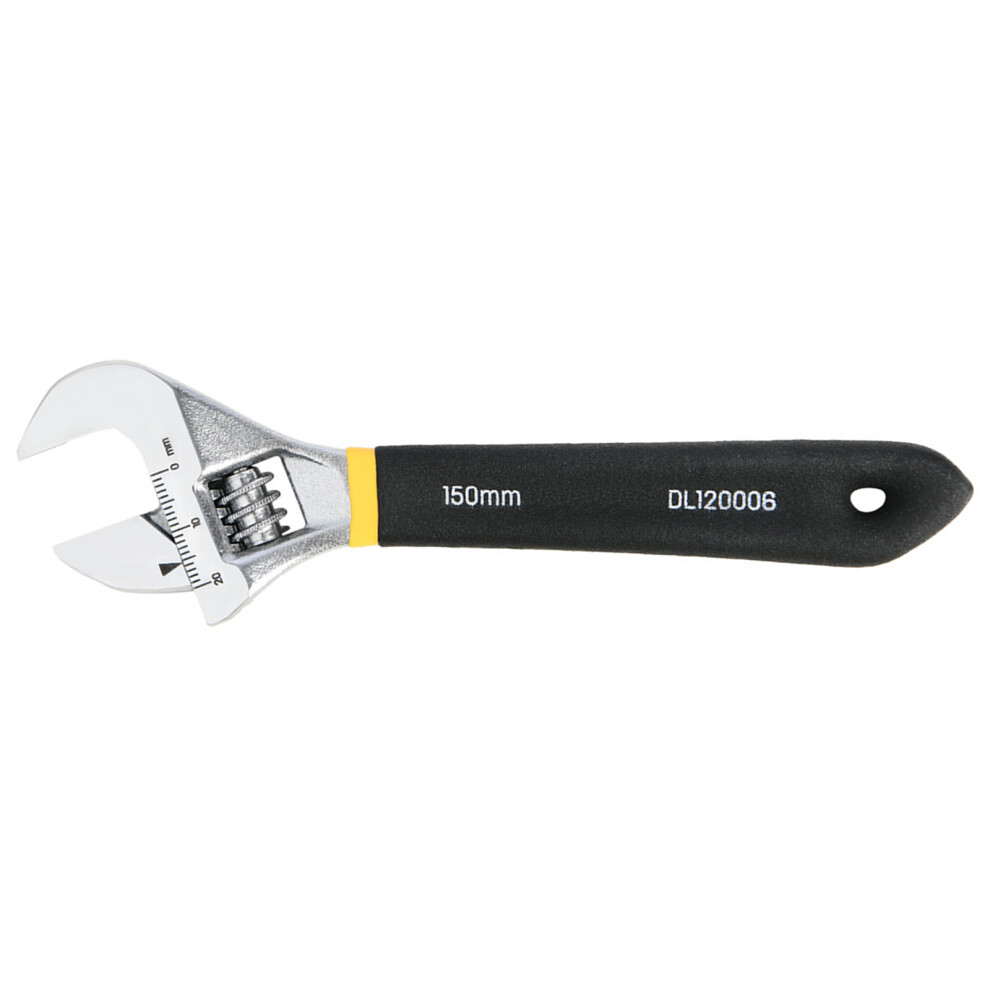 6Inch Adjustable Spanner Open End Rubber Coated Wrench 7704000486804