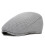 Classical Beret Hat With Ventilated Mesh Panels-Light gray 1