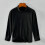 (Black, M) Men Thermal Shirt Long Sleeve Basic Top Turtleneck Pullover Sweater Stretch 1
