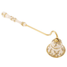 Vintage Candle Snuffer with Long Handle Ergonomic Grip for Scented and Jar Candles