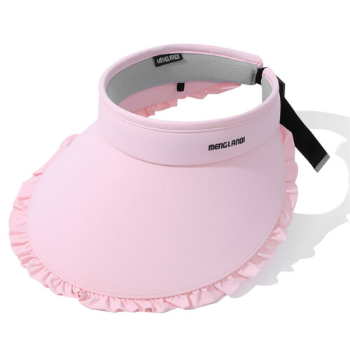Flexible Border Sun Hat With Sweat Absorbing Band Packable-Pink