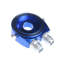 Heavy Duty Oil Gauges Mounting Brackets Adapters-Blue