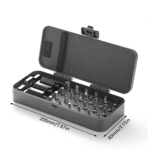Ratchet Screwdriver Kit Magnetic Multiple Bit Tool with T Handle 1