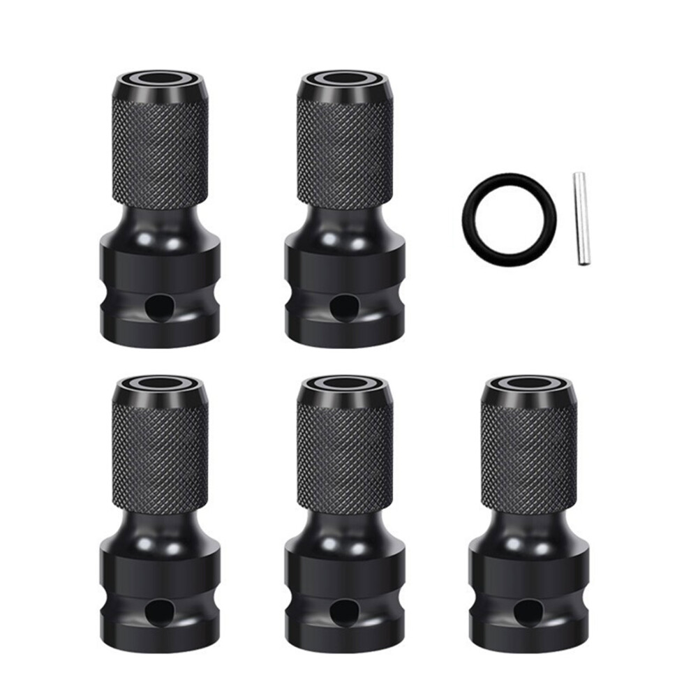 5Pieces Hexagonal Adapter Converts 1/2Inch Square Drive To 1/4 7704000487672