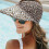 Adjustable Women's Sun Hat Fisherman Hat-Beige leopard patter 5