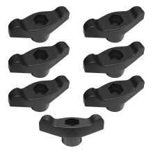 Pack of 7 Knob Wing Equipment Knob Suitable for Lawn Tractors