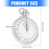 HighAccuracy Manual Stopwatches Metal Construction Timers-504 2