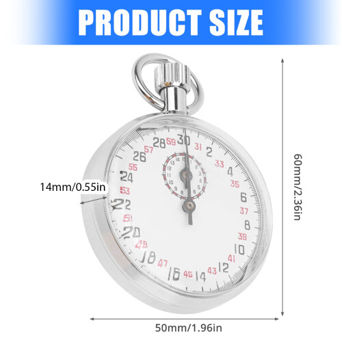 HighAccuracy Manual Stopwatches Metal Construction Timers-504 1