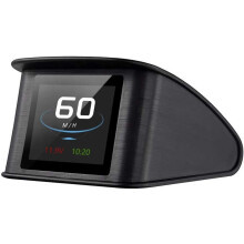 Bil Hud Head Up Display, Multifunktionsinstrumentbræt til alle biler, 270 grader roterbar skærm, Nem installation Plug and Play, Rigtige køredata,