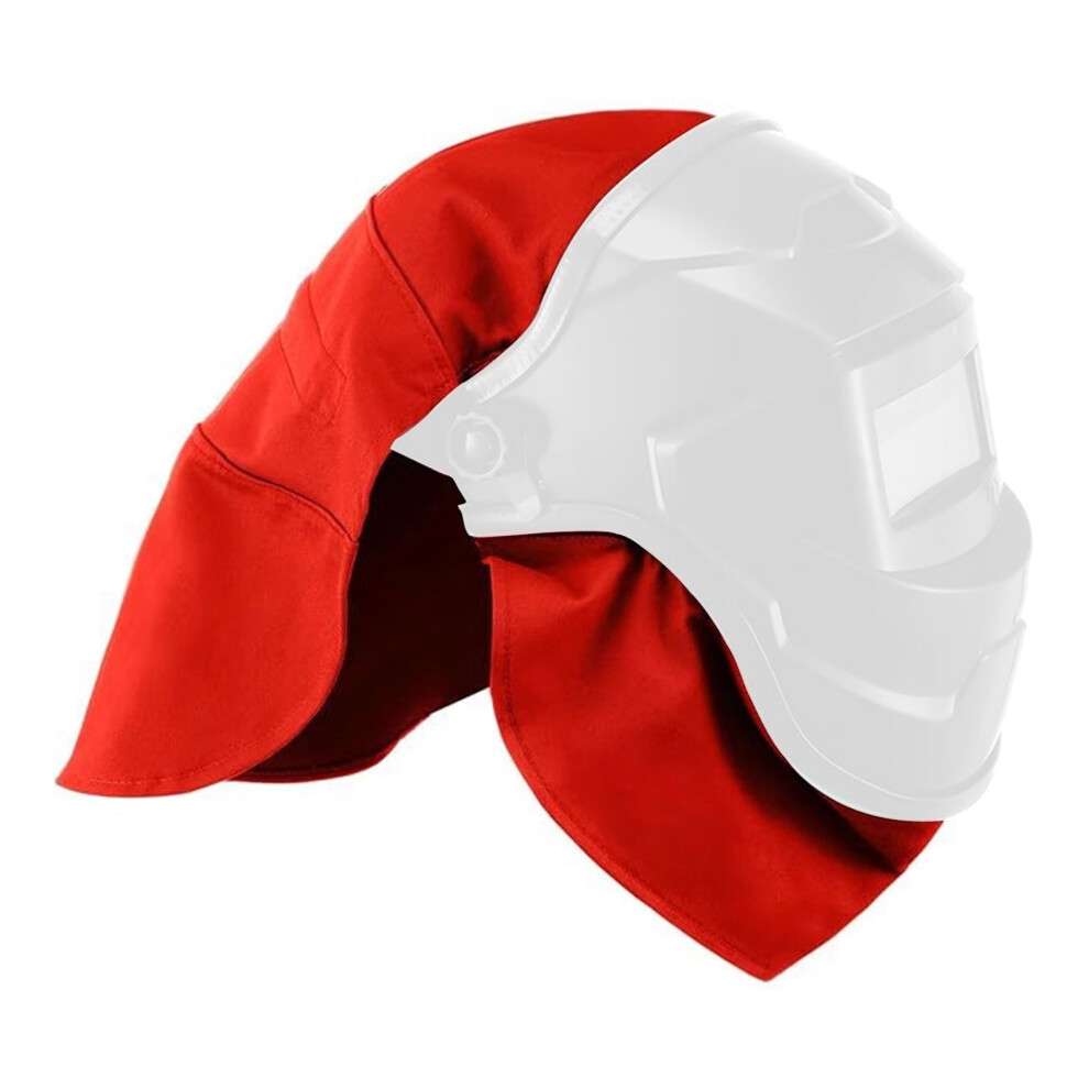 Welder's Helmets Cover And Neck Bib Set Heatproof-Orange 7704000490016