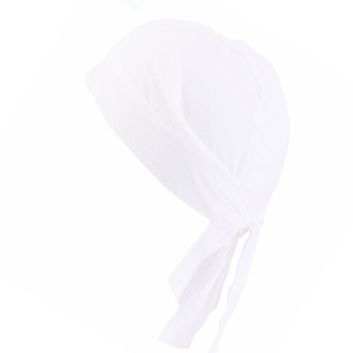 Adjustable Chefs Pirate Hat Sweat Resistant Breathable-White