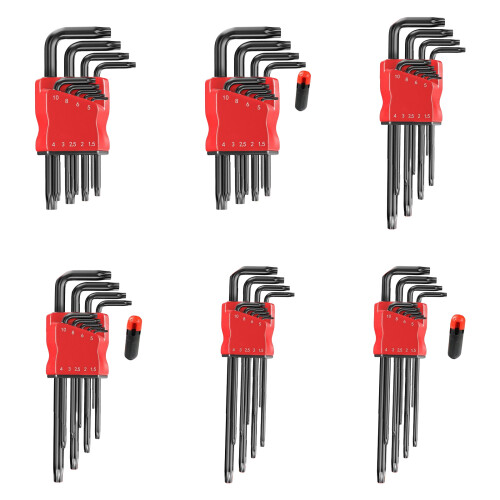 Heat Treated Hex Key Torxs Star Wrench-Extended black flowe 1
