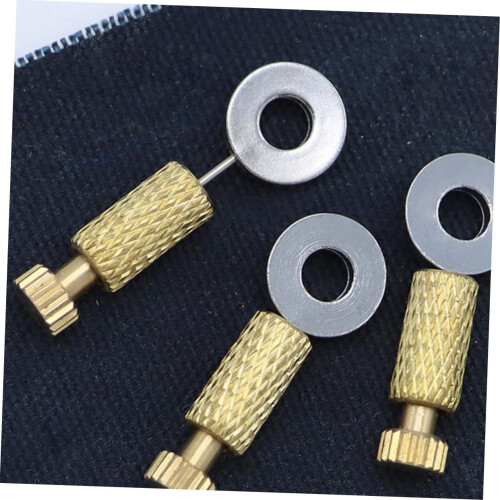 4 Pieces Leather Fastening Pins Tool Sewing Machine Thread Threader Crochet Kit 2