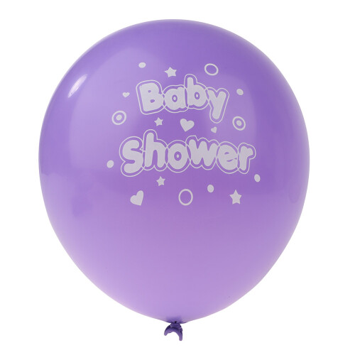 Εορταστικά Γούρια: Μπαλόνια Baby Shower, Πολύχρωμα 12 ιντσών από λάτεξ, μη τοξικά και 1