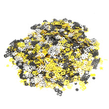 Classic Color Combination Of 50Th Birthday Confetti, Glitter Number Confetti Adds A Touch Of Elegance To Party Decoration Supplies, Mix Colors Includi