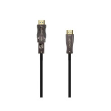 HDMI-kabel AISENS A153-0646 2.1 AOC Afneembaar Ultra Hoge Snelheid 8K 30m Zwart