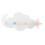 Ράφι με γάντζο Cloud για τις διακοσμητικές σας ανάγκες σε κρεμάστρες, το ισχυρό 1