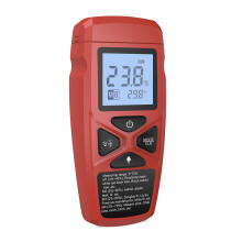 Gebruiksvriendelijke houtvochtmeter Handheld vochttester-Rood