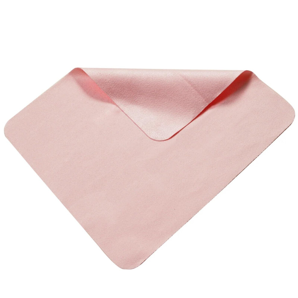 Pink Microfiber Cleaning Cloths For Glasses And Screens Scratch Lens Cleaner 10Pcs