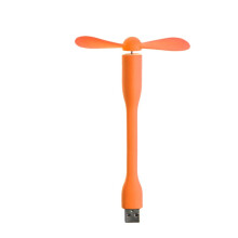 Creative USB Fan Flexible Portable Fan And USB LED Light Lamp For Power  Notebook  Computer Gadget Orange Ref: 8238