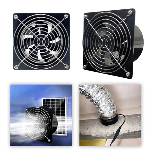 Energy Efficient 12V Inline Duct Fan For Bathroom Office 1