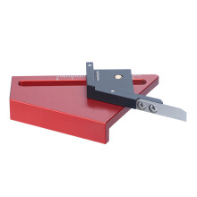 Aluminum Milling Depth Ruler 0-58mm Ranges 1/2 Gauge For Cabinet
