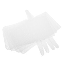 4 Pieces Plastic Mesh Knitting Bag DIY Materials for Bag Making Plastic Mesh Plastic Embroidery Cross Stitch Accessories Embroidery Mesh Plastic White