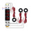 1~100A LED Din Rail Digital Display Ammeter Three Phase Modular 4