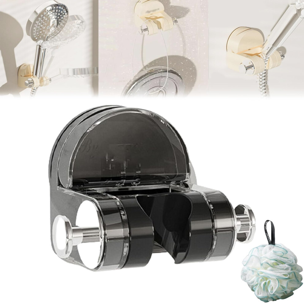Suction Cup Shower Head Holder Adjustable No Drill Wall Mounted Rack For Bathroom 9119770584595