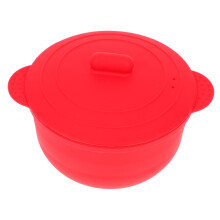 Wax Warmer with Silicone NonStick Pot and Timer for Easy Hair Removal, Red