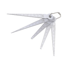 5pcs Steel Taper Feeler Gauges Set Space Inspection for-C