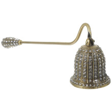 Vintage Candle Snuffer with Rhinestones Retro Flame Extinguisher for Home and Wedding Candles