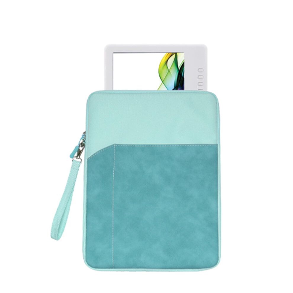 Waterresistant Tablet Sleeve With 360 Protection And Pocket, For Wisoqu 7 Inch Ebook Reader Green 9339159927755