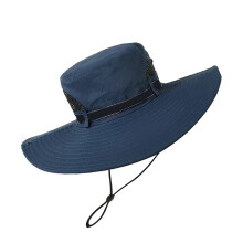 Constant Packable Sun Hat Wide Brimmed Security Thin-Marineblau