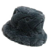 Koreaanse stijl zachte fleece muts warme unisex-Donkergrijs
