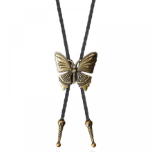 1/2 stuks brons/zilveren bolo stropdas voor mannen carnaval stropdas legering vlinder gesp decors bolo stropdas nieuwjaarscadeau voor mannen
