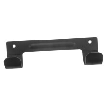 Ironing Board Hanger Hook for Wall Toilet Brush Wall Mounting Stand Metal Black