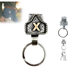 Männer Gürtel Metall Schlüsselanhänger Schlüssel Organizer-X