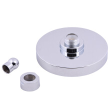 LED-beleuchteter Duschkopf mit mehrfarbigen Effekten, runder Form, korrosionsbeständigem ABS-Gehäuse, einfacher Installation, modernem Design,