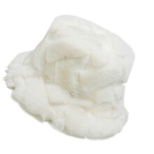 Koreaanse stijl zachte fleece muts warme unisex mutsen-Melkwit