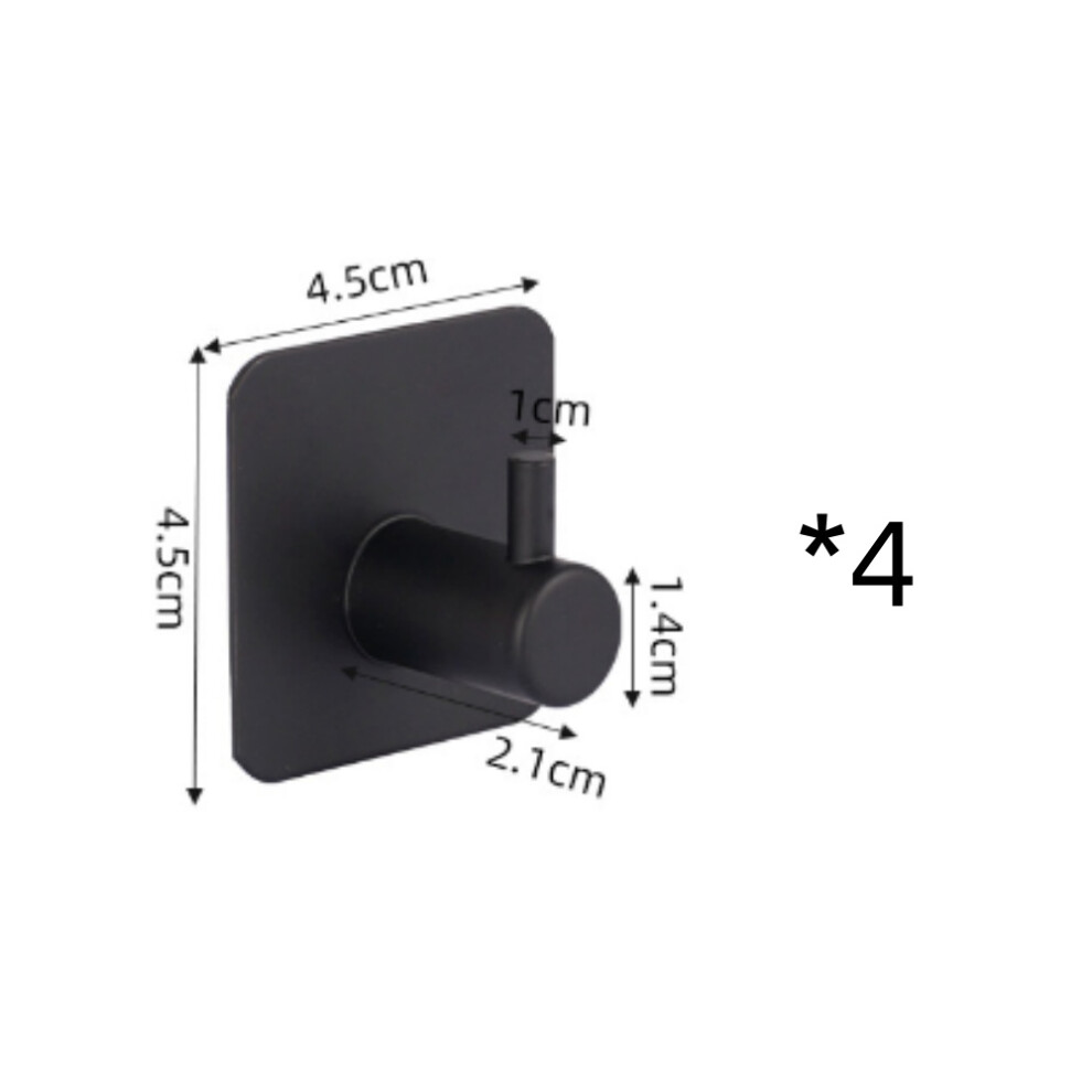 4 Stã¼Ck Selbstklebend Ohne Bohren Handtuchhaken, Edelstahl Wandhaken Klebehaken Tã¼Rhaken Badezimmerhaken Klebehaken Matt, Ideal Fã¼R Badzimmer 9454554853697