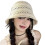 Durchbrochen gestrickter Fischerhut, leichter Sommerhut,-Beige 5
