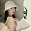 Durchbrochen gestrickter Fischerhut, leichter Sommerhut,-Beige 3
