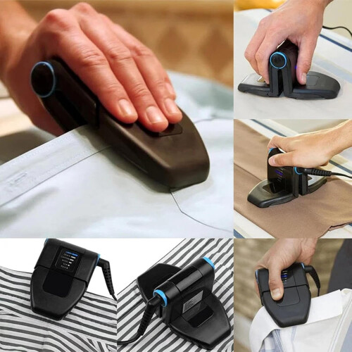 Portable Iron  Foldable Handheld Electric Travel Iron with 6 Temperature Modes 1