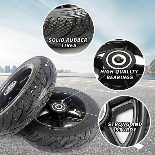 (1 unidade) Roda de pneu sólido 200x50 para scooter elétrica, roda sólida de 8 polegadas - hz 2