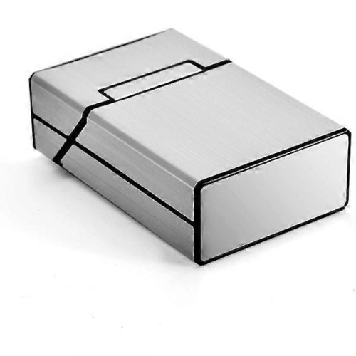 2-pack cigarette case, case in aluminum Flip holds 20 2
