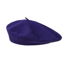 Elegante dehnbare Strickmütze für Damen und Herren, Winter--Lila