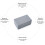 2 pieces Grill Cleaning Bricks, Griddle Cleaner Block for BBQ and Kitchen Cleaning Ref: 9345 2